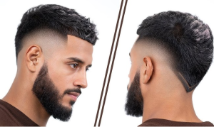 Burst Fade Short Pomp: